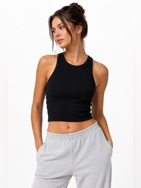 Spiritual Gangster Tori Crop Tank Black XL